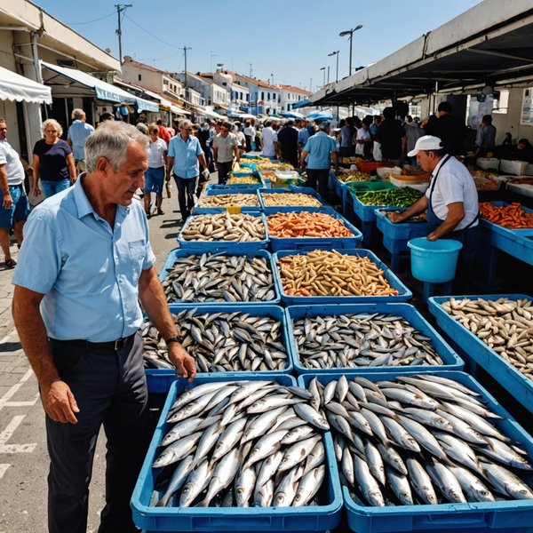 Comment organiser une visite des marchés aux poissons en Grèce?